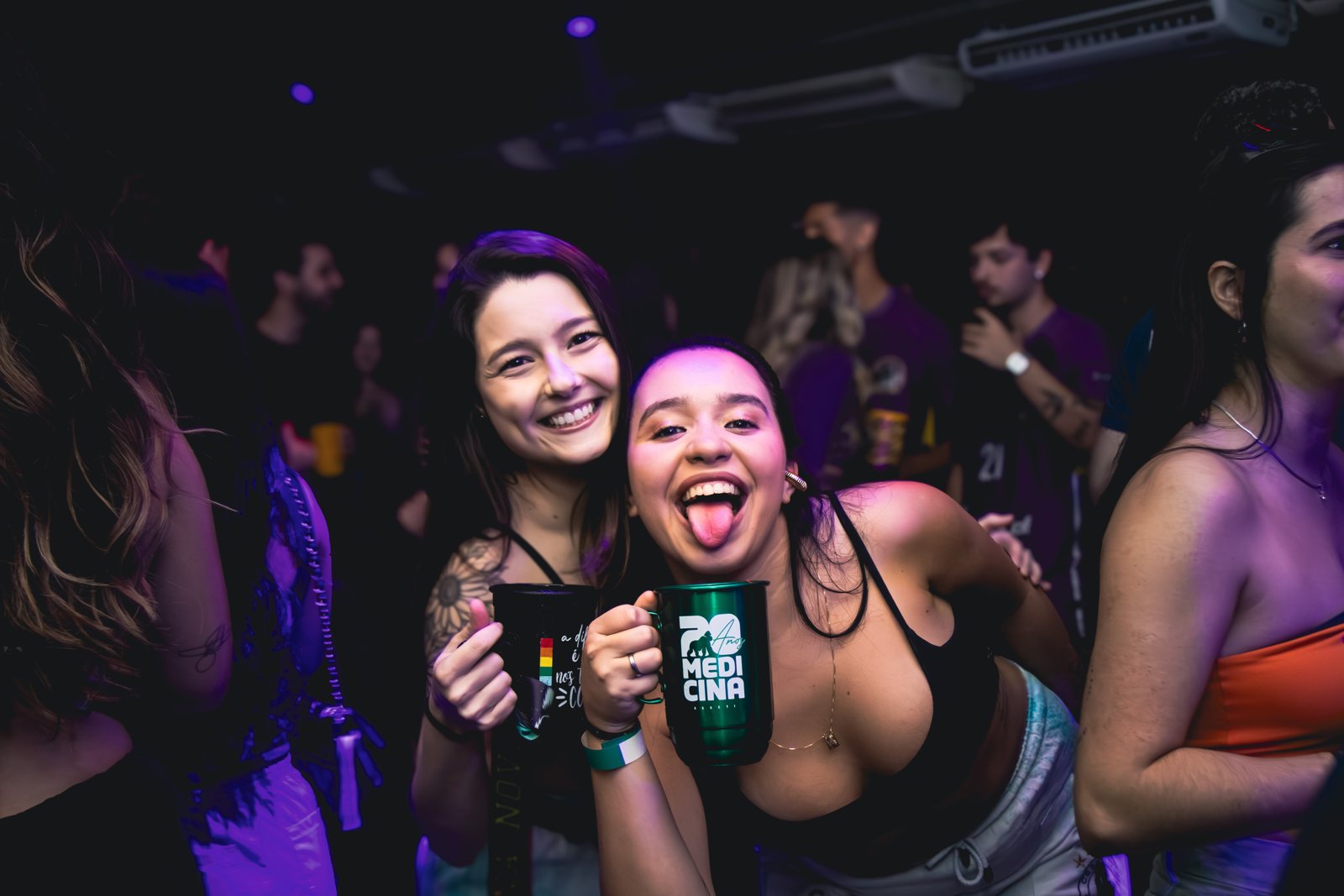 Festa de atlética universitária no ABC paulista